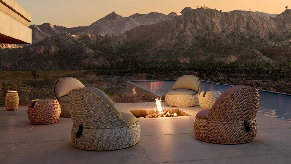 Dedon Dala outdoor furniture, dala myterious desert