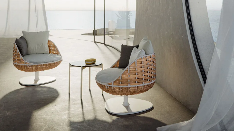 Dedon Izon outdoor furniture, swingrest & izon by
