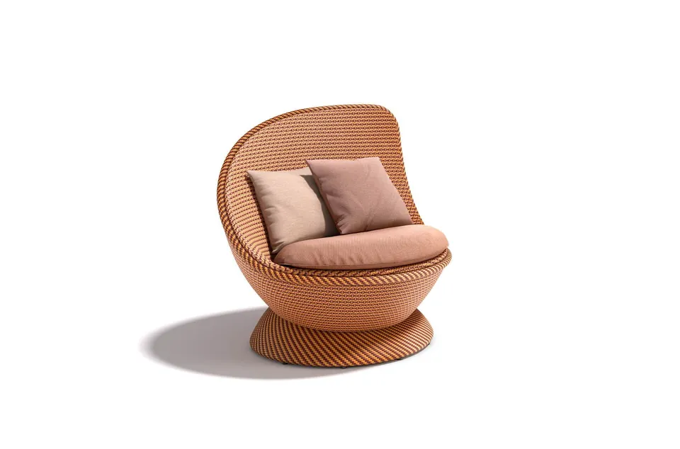 Dedon Papyon wing chair, studio photo