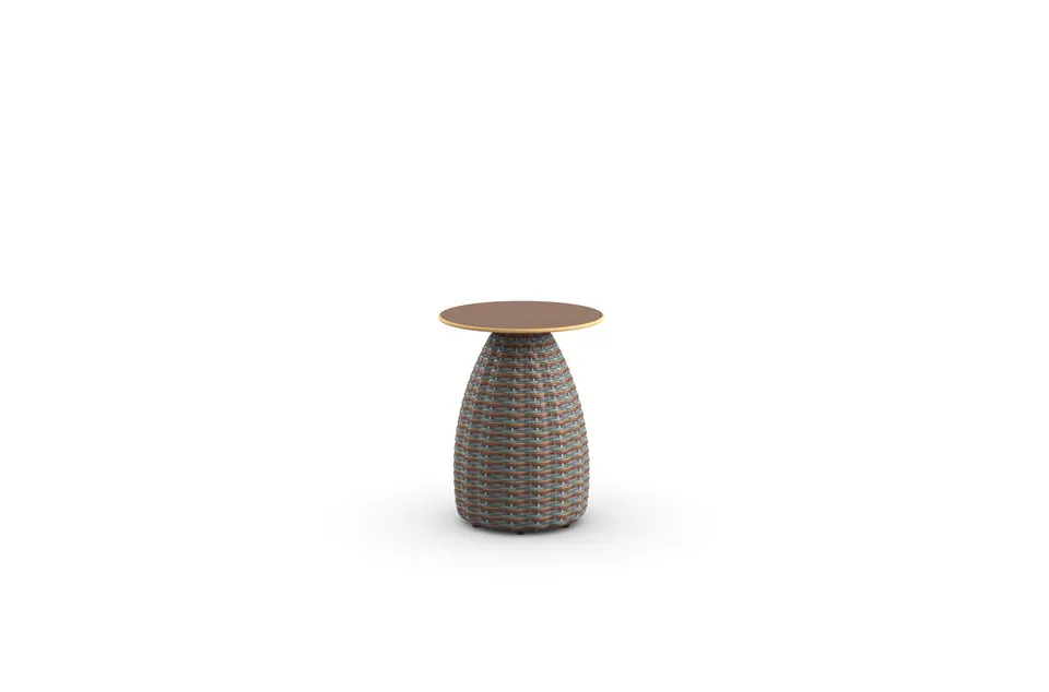 Dedon Porcini side table, studio photo