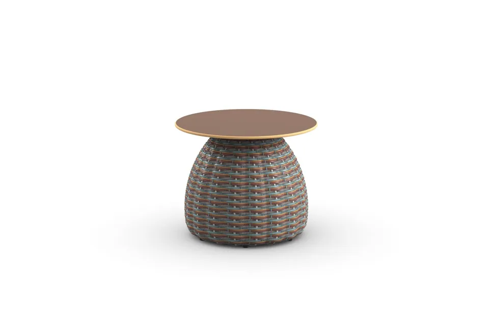 Dedon Porcini side table, studio photo