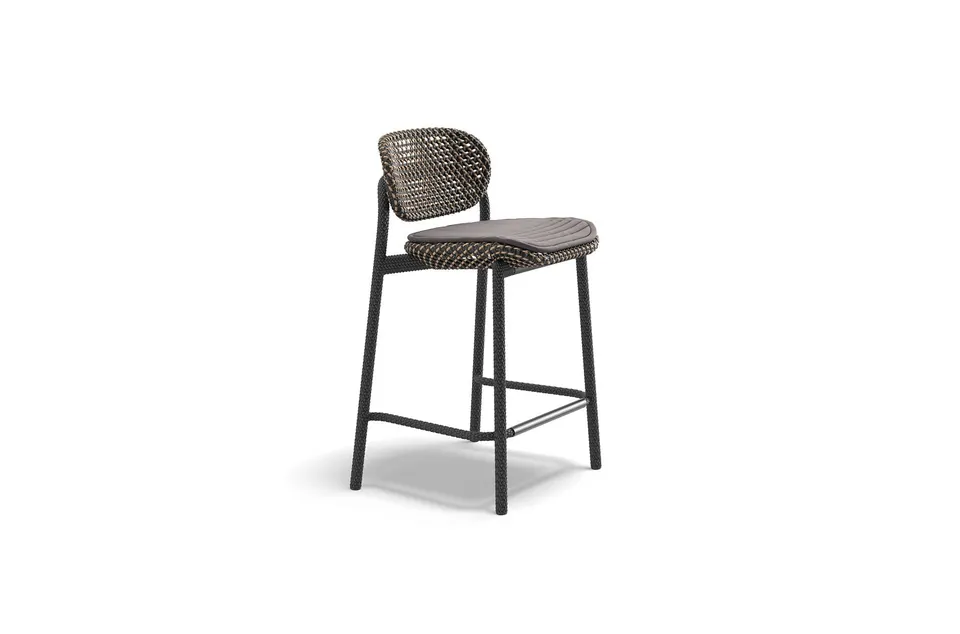 Dedon Roii counter height barstool, studio photo
