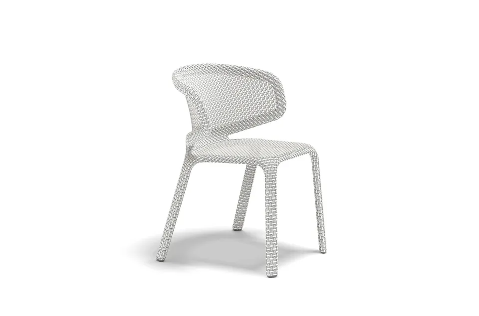 Dedon Seashell Nuo armchair, studio photo