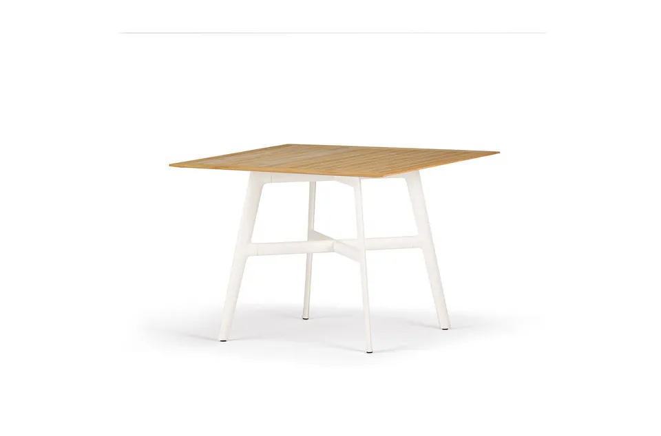 Dedon Seax dining table lipari frame 100x100, studio photo