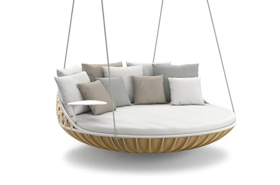 Dedon Swingrest hanging lounger, studio photo