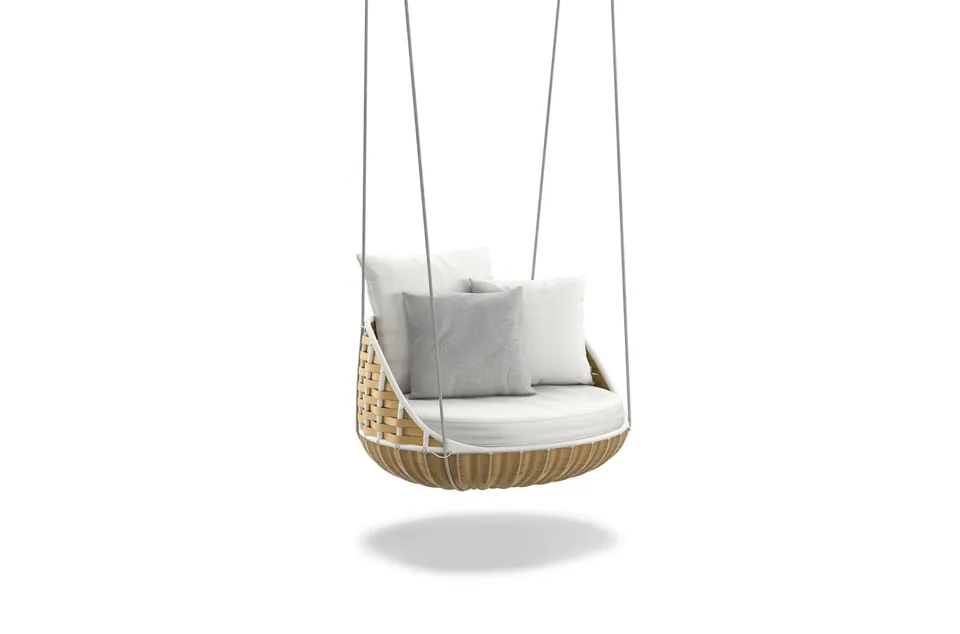 Dedon Swingrest swingme lounge chair, studio photo