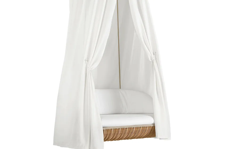 Dedon Swingrest canopy for swingus 2-seater, studio photo